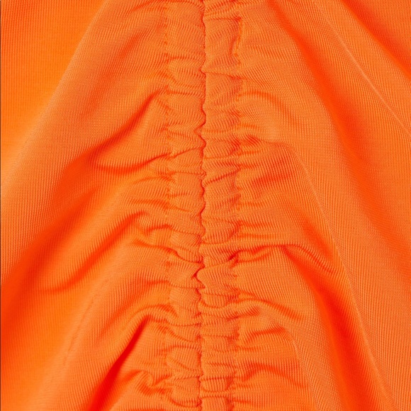 H&M Draped Orange Skirt - Picture 2 of 3